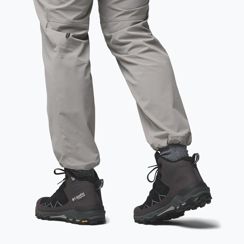 Pánske turistické topánky Columbia Peakfreak Titanum Outdry Mid black/ti titanium 6