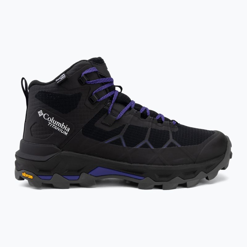 Dámske trekingové topánky Columbia Peakfreak Titanum Outdry Mid black/purple quartz 2