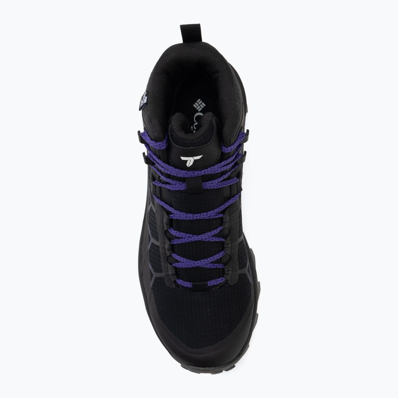 Dámske trekingové topánky Columbia Peakfreak Titanum Outdry Mid black/purple quartz 5