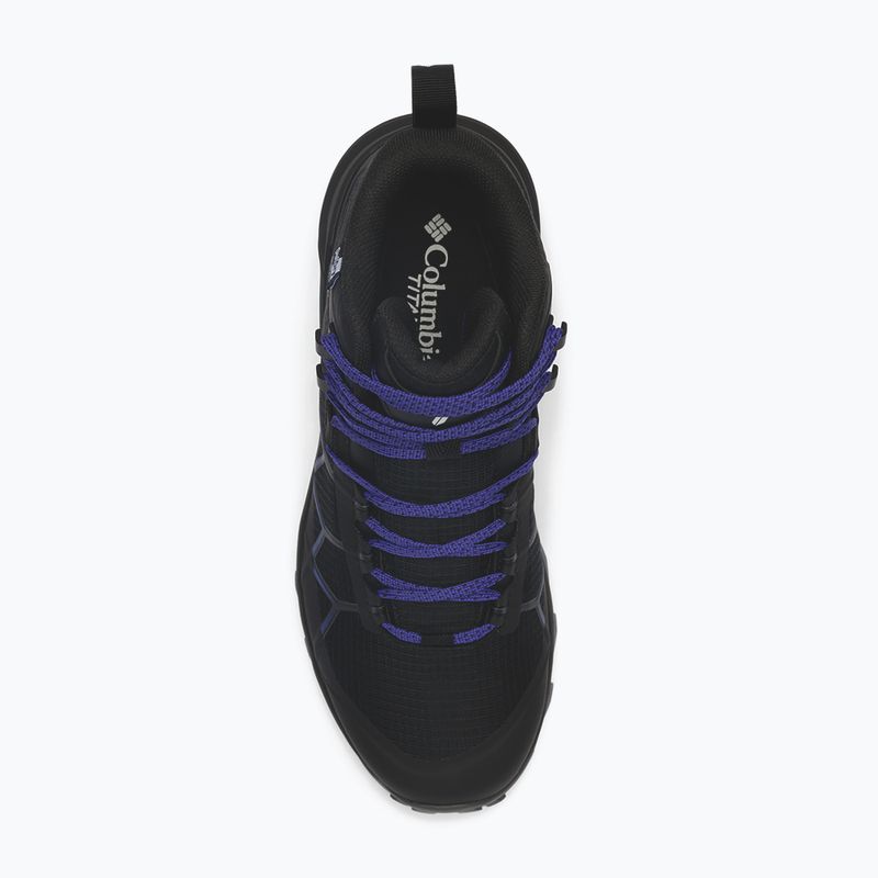 Dámske trekingové topánky Columbia Peakfreak Titanum Outdry Mid black/purple quartz 4