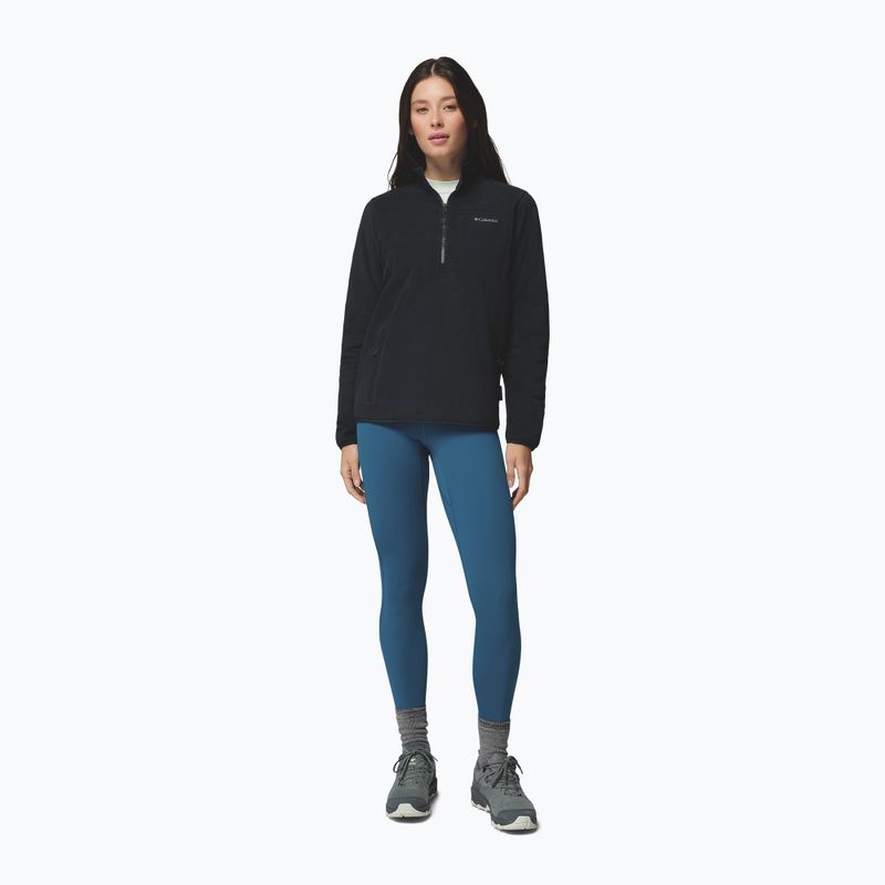 Dámska fleecová mikina Columbia Pacific Arch 200 Half Zip Fleece Black 2
