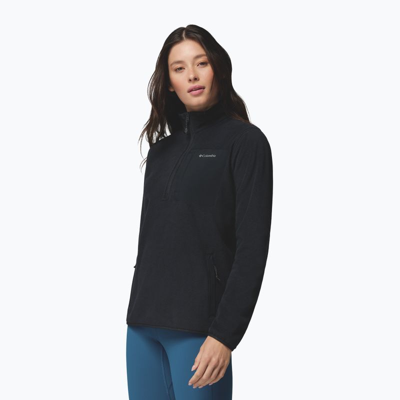 Dámska fleecová mikina Columbia Pacific Arch 200 Half Zip Fleece Black 4