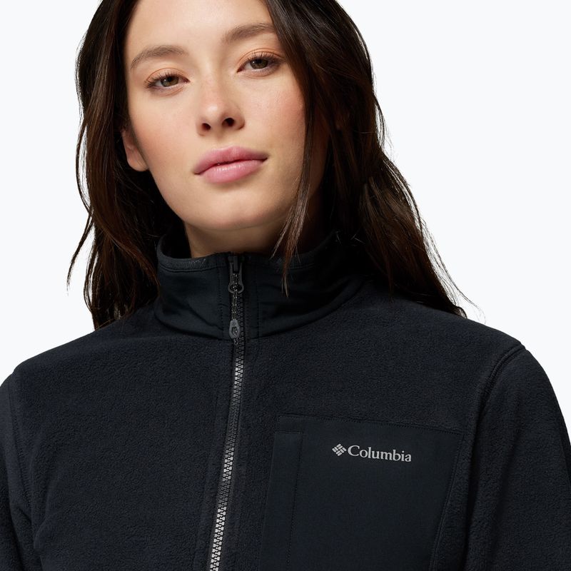 Dámska fleecová mikina Columbia Pacific Arch 200 Half Zip Fleece Black 6