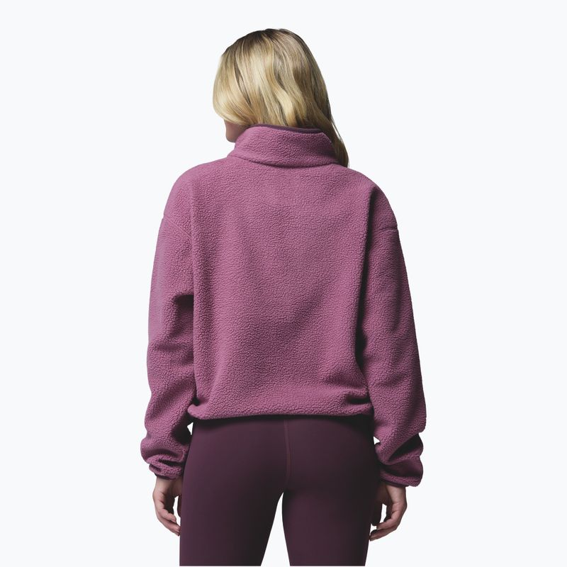 Dámska fleecová mikina Columbia Helvetia II Cropped Half Snap Fleece antique mauve/mineral pink 3