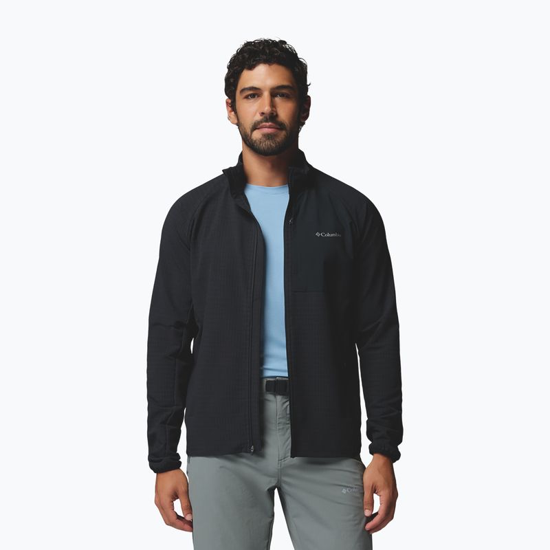 Pánska fleecová mikina Columbia Superior Summit Grid Full Zip black 4