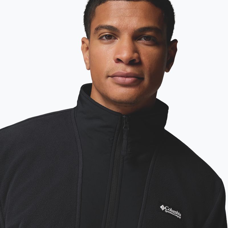 Pánska fleecová mikina Columbia Sequoia Grove II Full Zip Fleece black 6