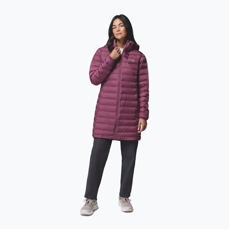 Dámska páperová bunda Columbia Lake 22 II Down Long Hooded antique mauve 2