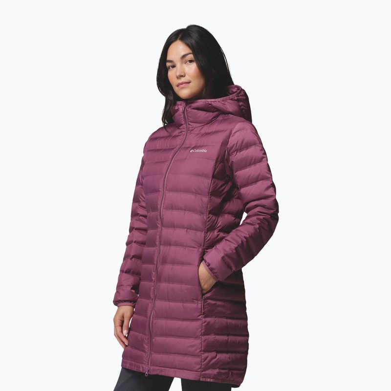 Dámska páperová bunda Columbia Lake 22 II Down Long Hooded antique mauve 4
