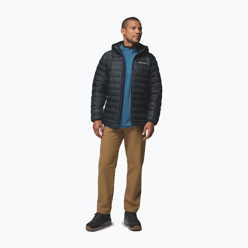 Pánska bunda Columbia Powder Lite II Hooded black ripstop 2