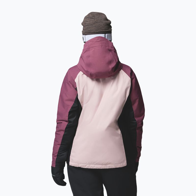 Dámska lyžiarska bunda Columbia Snowy Summit Ins mineral pink/black/antique mauve x dye 3