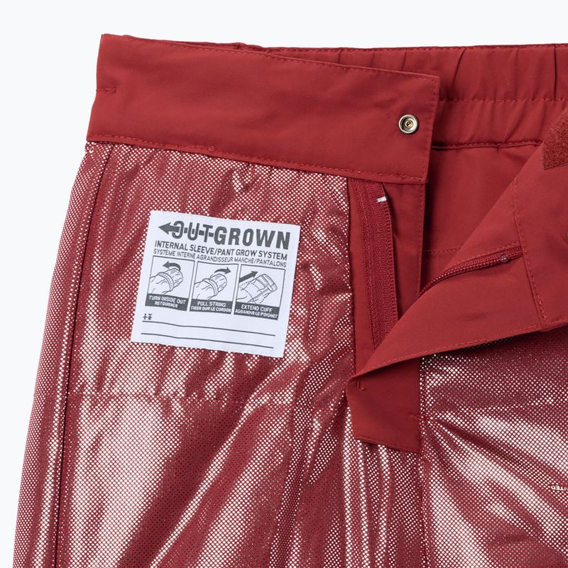 Detské lyžiarske nohavice Columbia Bugaboo IV red oxide 3