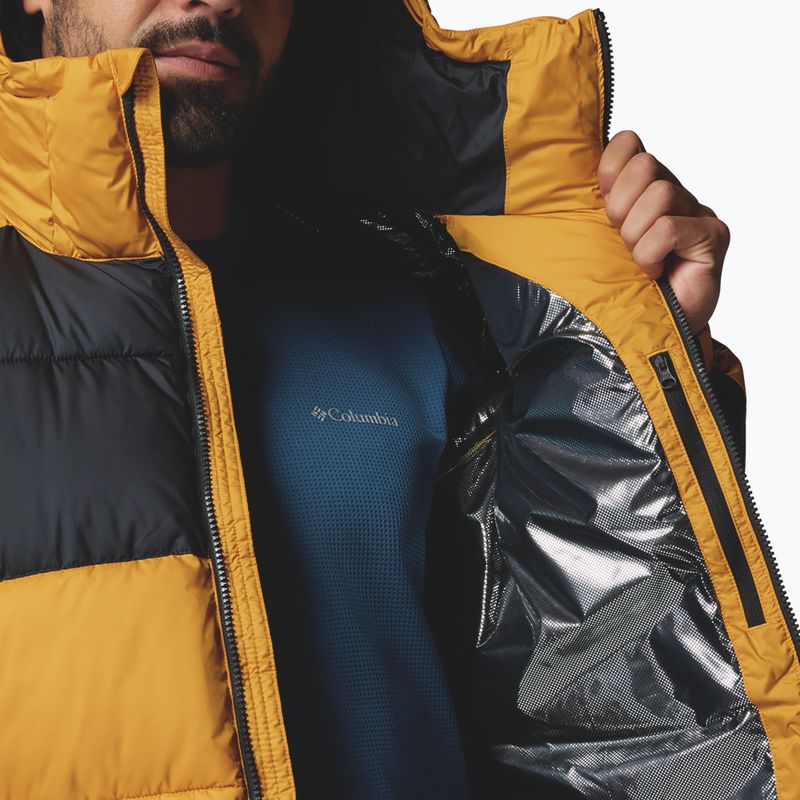 Pánska zateplená bunda Columbia Pike Lake II Hooded squash/black 8