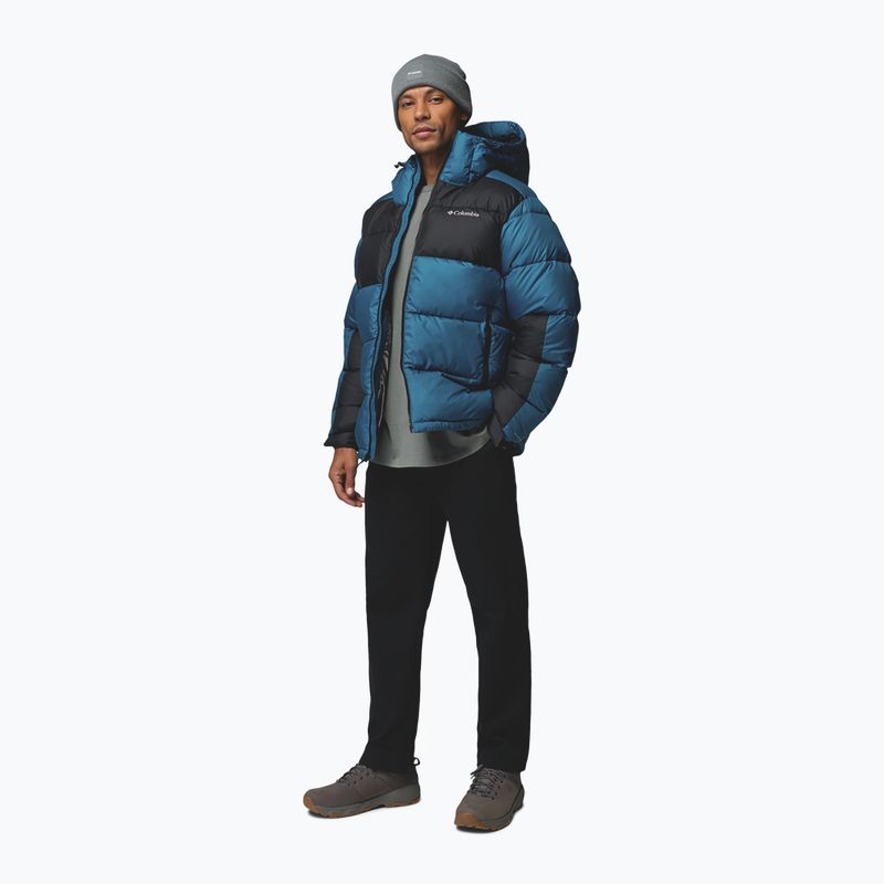 Pánska zateplená bunda Columbia Pike Lake II Hooded phoenix blue/black 3