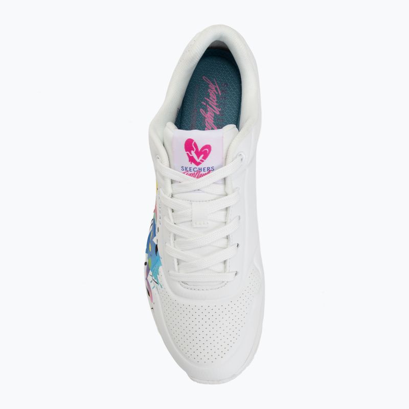 Dámske topánky SKECHERS Uno Open Your Heart white 5