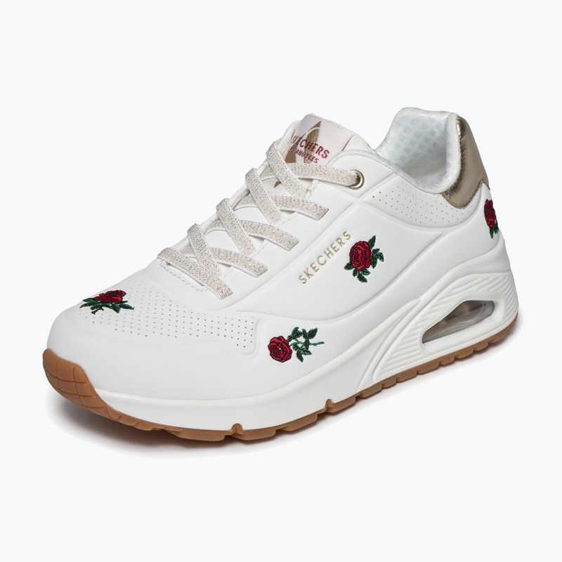 Dámske topánky SKECHERS Uno Champagne & Roses white 4