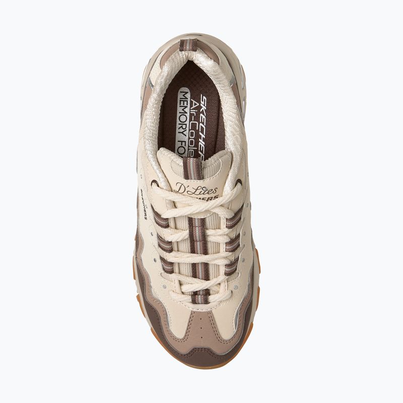 Dámske topánky SKECHERS D'Lites Vintage Wave beige 6