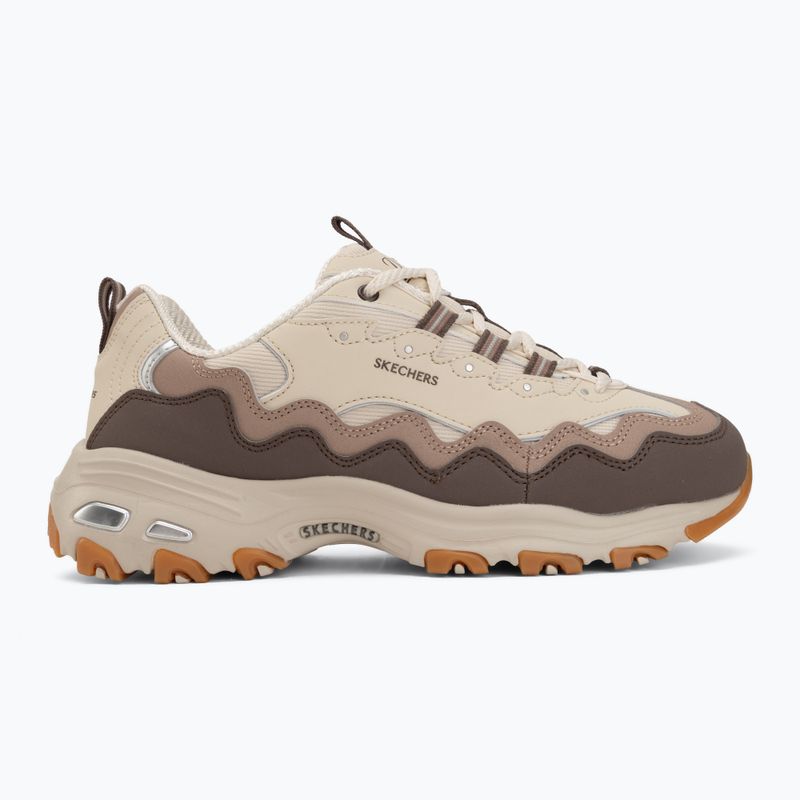 Dámske topánky SKECHERS D'Lites Vintage Wave beige 2