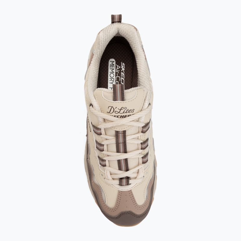 Dámske topánky SKECHERS D'Lites Vintage Wave beige 5