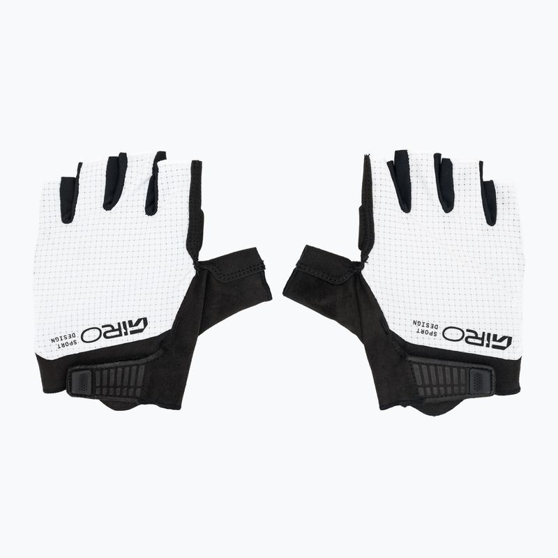 Pánske cyklistické rukavice Giro Bravo II Gel white 2
