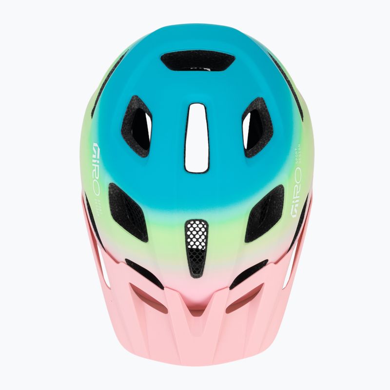 Detská cyklistická prilba Giro Tremor Child JR matte light pink/green fade 6