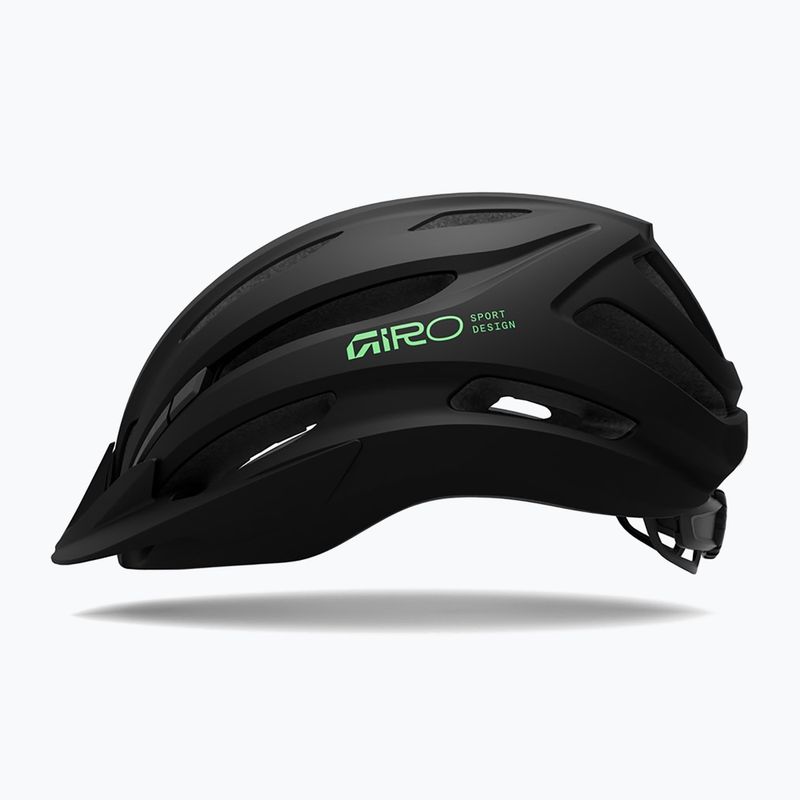 Detská cyklistická prilba Giro Register II matte black/vivid green 2