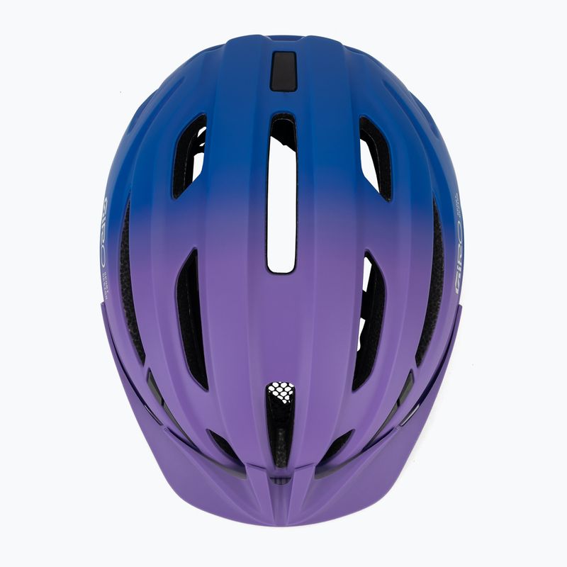 Detská cyklistická prilba Giro Register II matte purple haze/blue jewel fade 6