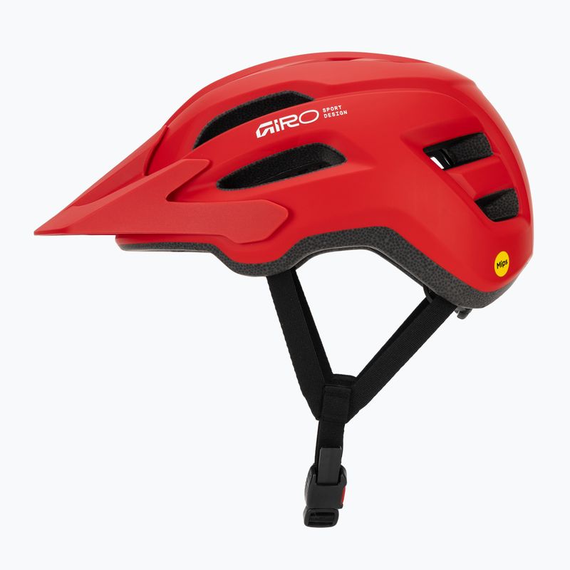 Cyklistická prilba Giro Fixture II MIPS matte flame red 3