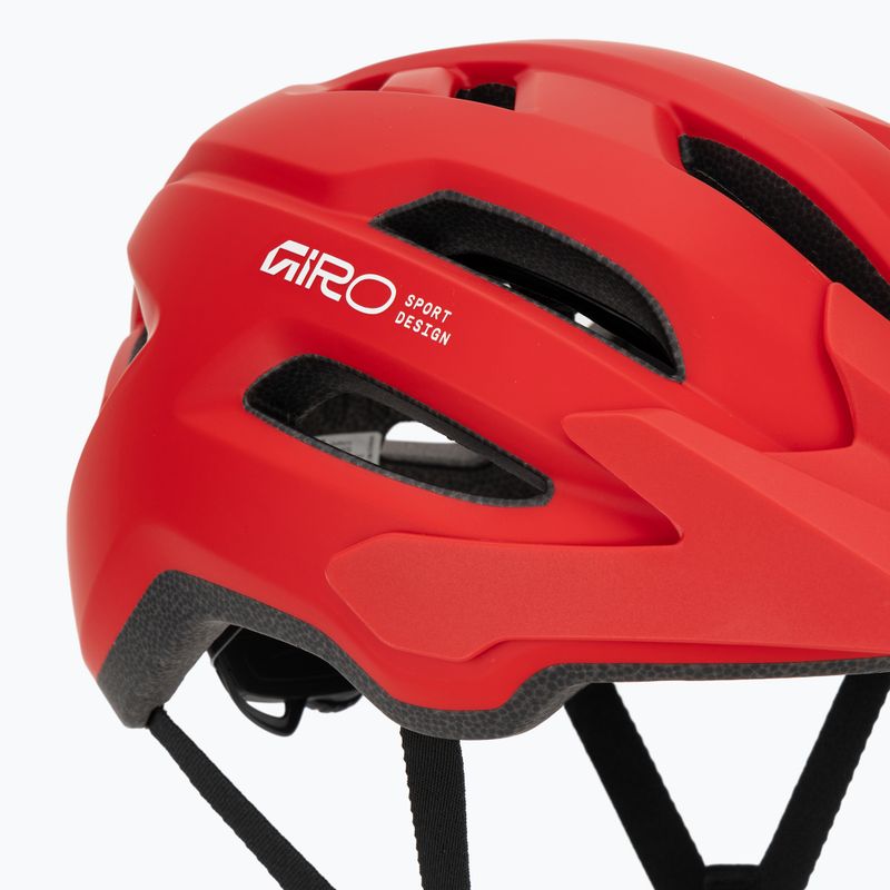 Cyklistická prilba Giro Fixture II MIPS matte flame red 8