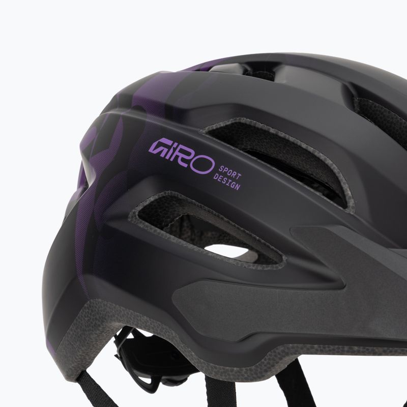 Cyklistická prilba Giro Fixture II MIPS matte black/purple rush 8