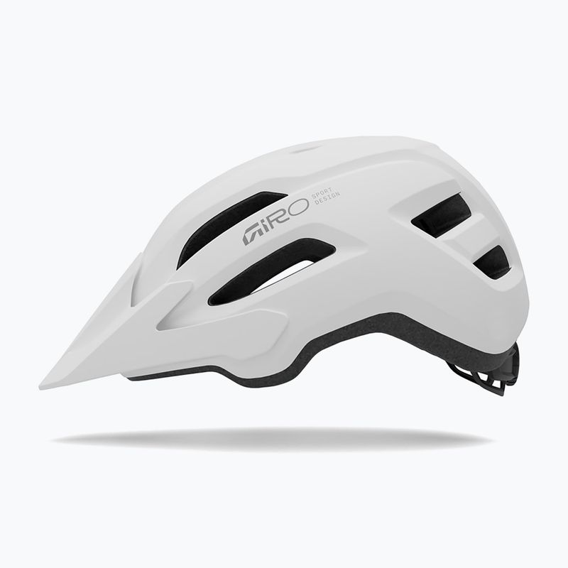 Cyklistická prilba Giro Fixture II matte white/grey 2