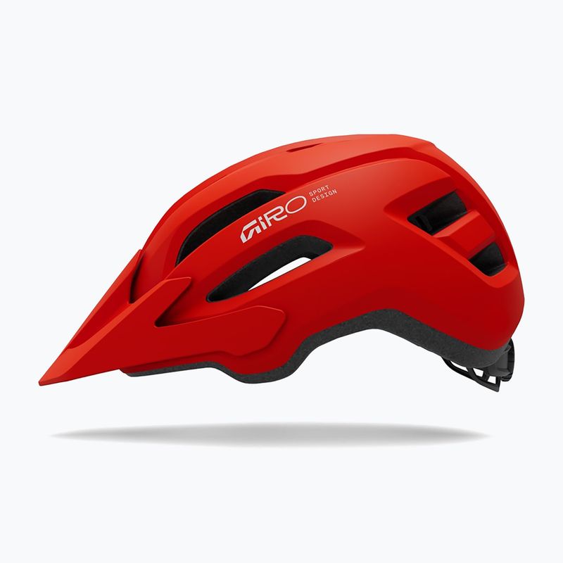 Cyklistická prilba Giro Fixture II matte flame red 2