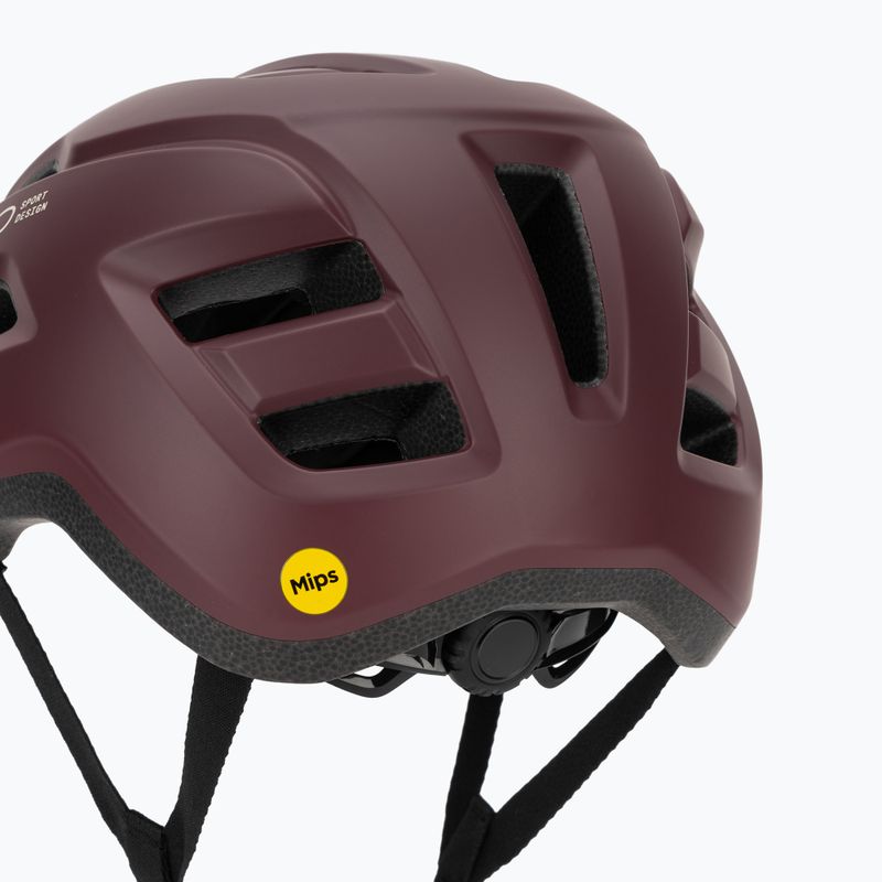 Cyklistická prilba Giro Fixture II MIPS W matte maroon 7