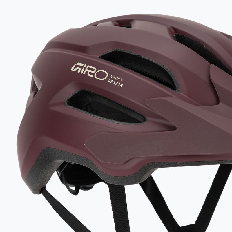 Cyklistická prilba Giro Fixture II MIPS W matte maroon 8