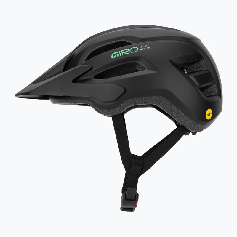 Detská cyklistická prilba Giro Fixture II MIPS matte black/vivid green 3