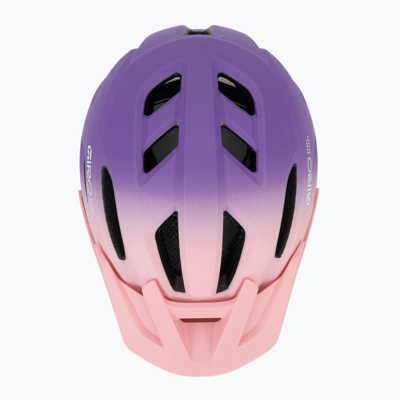 Detská cyklistická prilba Giro Fixture II MIPS matte light pink/purple fade 6