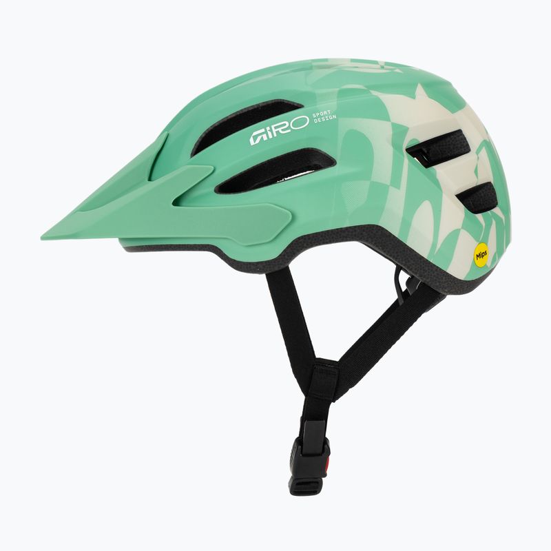 Detská cyklistická prilba Giro Fixture II MIPS matte green rush 3