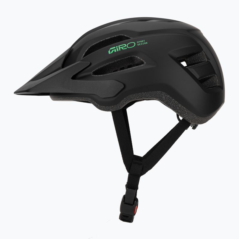 Detská cyklistická prilba Giro Fixture II matte black/vivid green 3