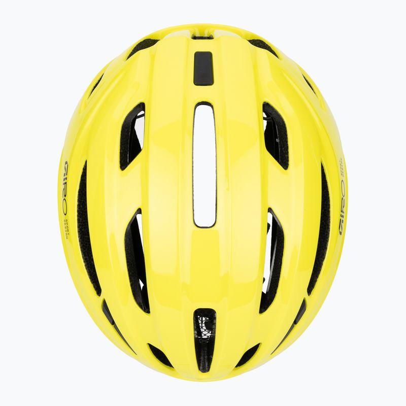 Cyklistická prilba Giro Isode II gloss hi viz yellow 6