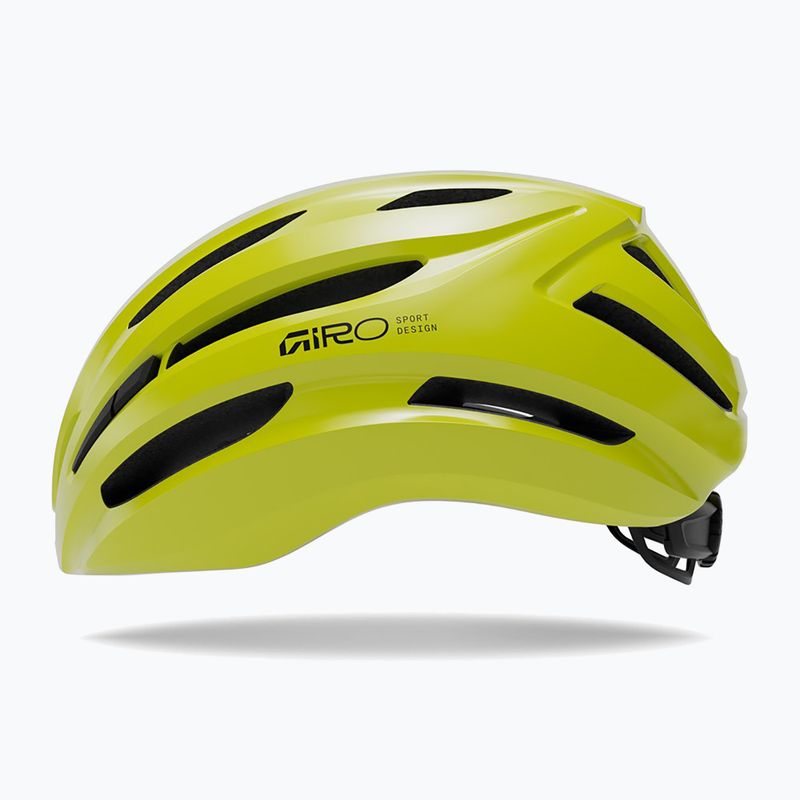 Cyklistická prilba Giro Isode II gloss hi viz yellow 2