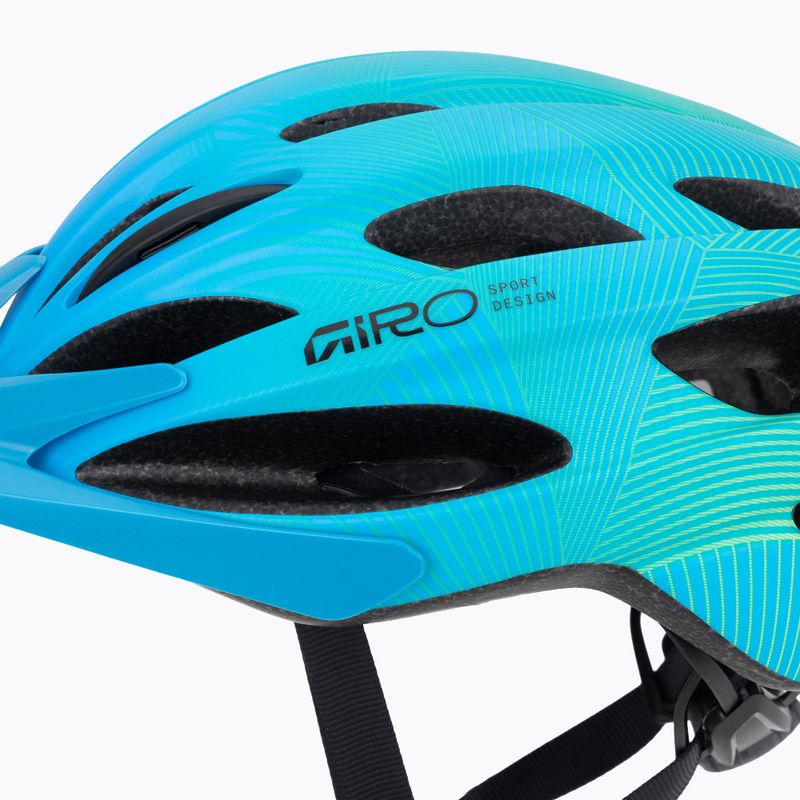 Detská cyklistická prilba Giro Raze matte blue/green 7