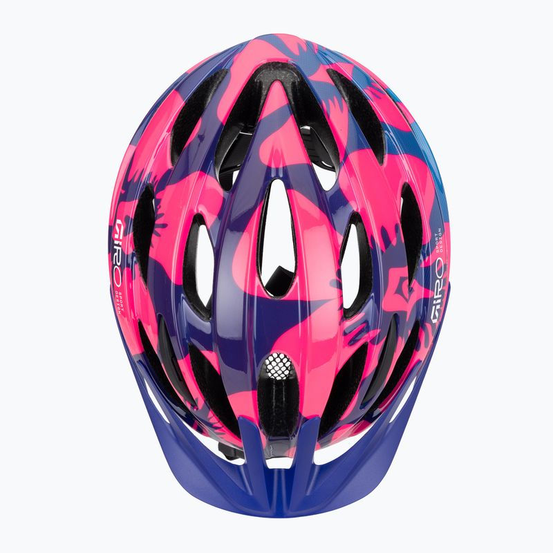 Detská cyklistická prilba Giro Raze pink flowers 6
