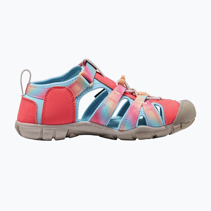 Juniorské sandále KEEN Seacamp II CNX ombre pink lemonade 3