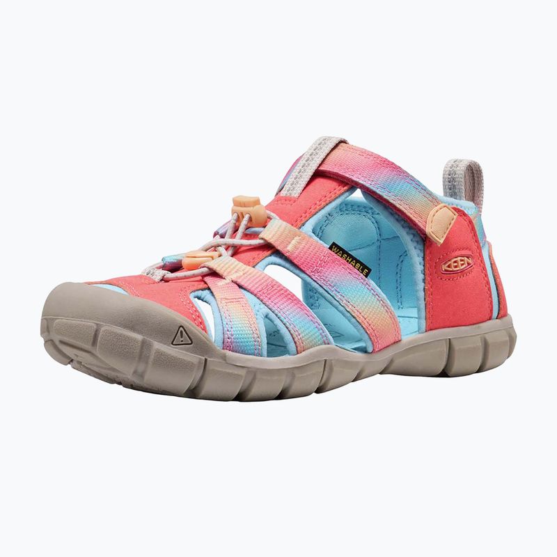 Juniorské sandále KEEN Seacamp II CNX ombre pink lemonade 4