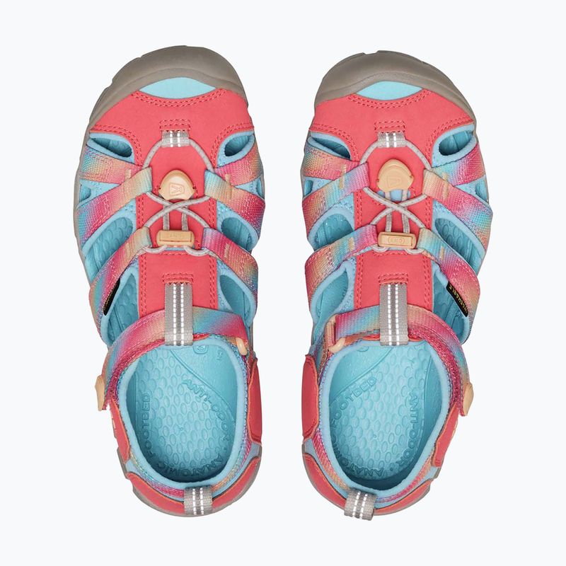 Juniorské sandále KEEN Seacamp II CNX ombre pink lemonade 7
