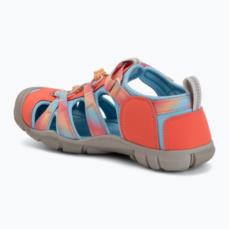 Juniorské sandále KEEN Seacamp II CNX ombre pink lemonade 3