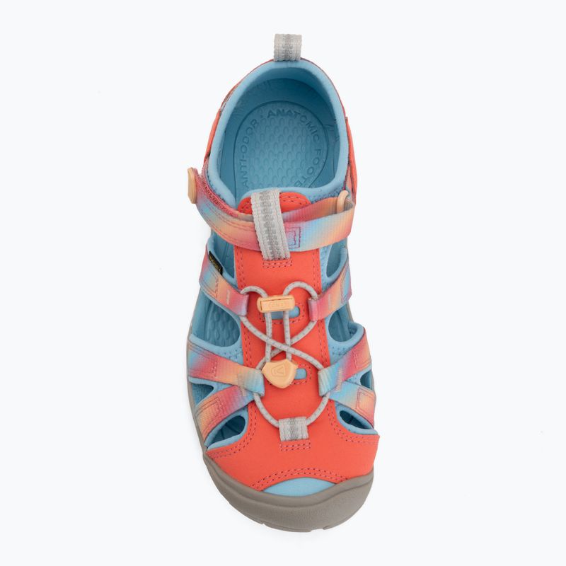 Juniorské sandále KEEN Seacamp II CNX ombre pink lemonade 5