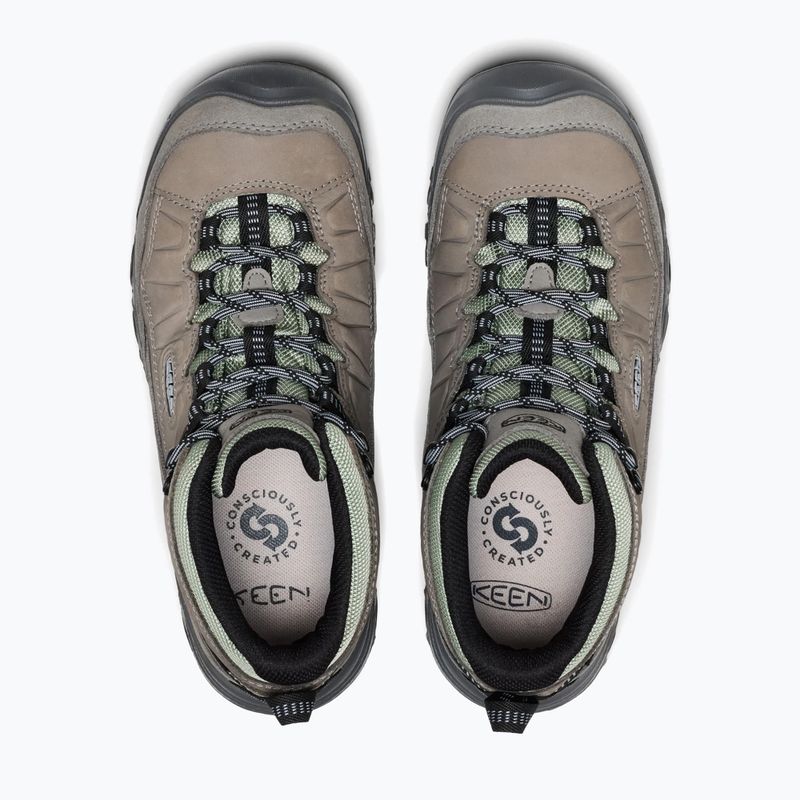 Dámske trekingové topánky KEEN Targhee IV Mid Wp grey/lily pad 5