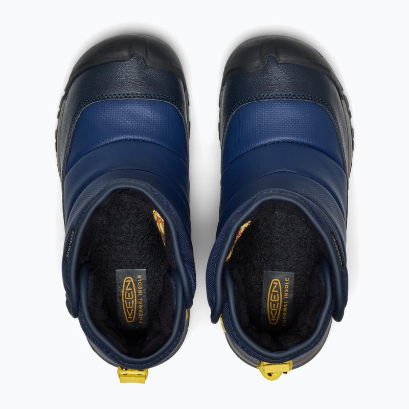 Snehule KEEN Puffrider Wp naval academy/mango mint 3