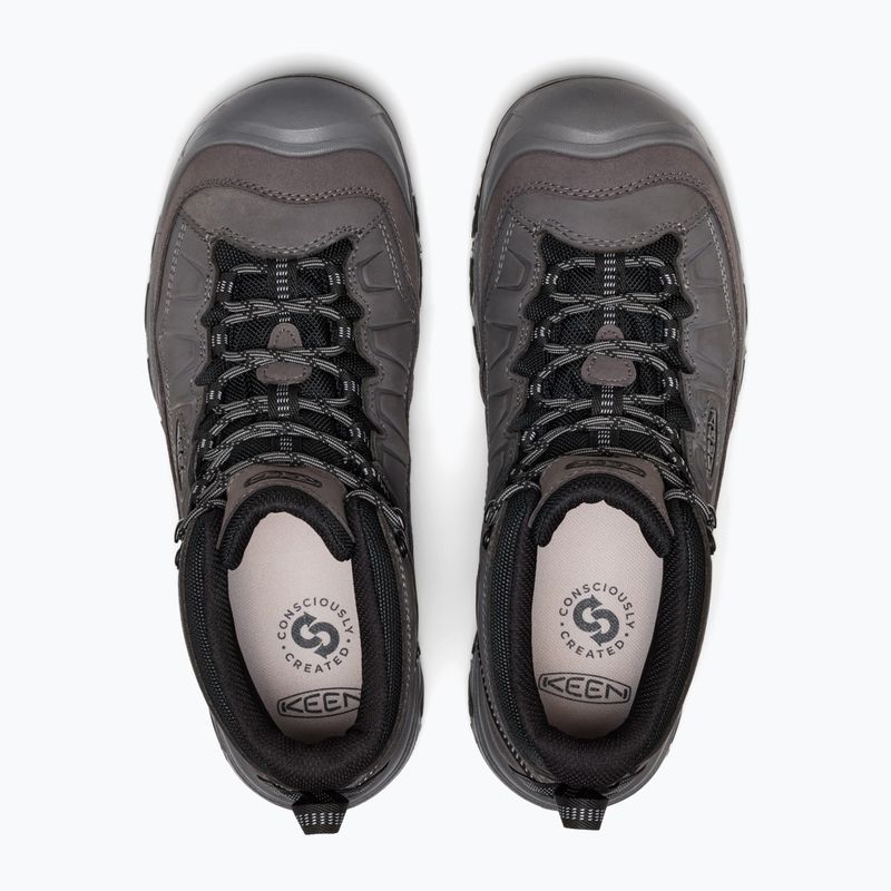 Pánske turistické topánky KEEN Targhee IV Mid Wp magnet/black 3