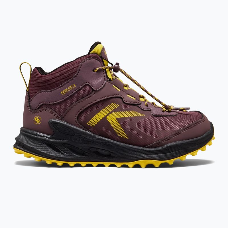 Detské turistické topánky KEEN Zionic Mid Wp huckleberry/mango mint 2